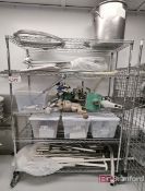 Nexel Rack w/ Piping, Lightnin Mixers, Pots, Elbows, etc.