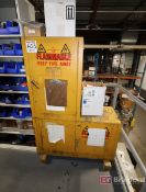 Lot of Single & Double Door Safety Storage Cabinets