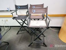 (3) Canvas Director's Chairs