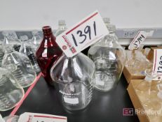 (5) 5000mL Glass Bottles