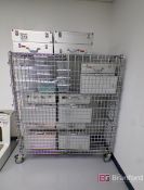 Nexel Rack, w/ Cases for Groninger Inline Filler Heads