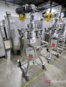 Approximately 40-Gal. Stainless Steel Jacketed Conical Bottom Mixing Tank