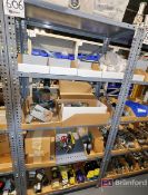 Section of Shelving w/ Assorted Valves