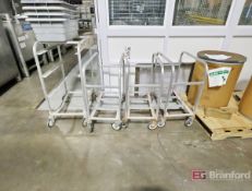 (4) Rolling Carts w/ Totes