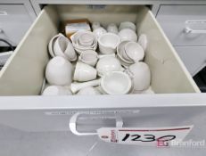 Drawer w/ Laboratory Crucibles & Pestles