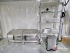 Lot of Tables & Nexel Rack