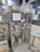 Nexel Security Rack w/ Pots, Scoops