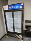 True Mdl. GDM-37-LD Double Door Display Refrigerator