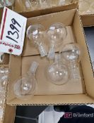 Lot of Pyrex 250mL Single Neck Round Bottom Glass Flasks