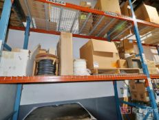 Contents of Shelf - [3] Sections of Wire, Fluorescent Light Bulbs, etc.