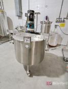Lee Industries Mdl. 80D5T Stainless Steel Approximately 200-Gal. Mixing Flat Bottom Tank