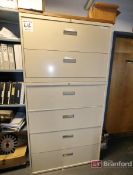 (2) Lateral Cabinets w/ Keyence Sensors, Drives, Safe Scan Light Curtains, Safety Labels, etc.