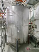 Approximately 4,000-Gal. Stainless Steel Mixing Tank