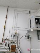 Lot of Stainless Steel Tubing (on wall in chromograph lab)