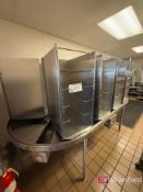 360 Degree Electric Stainless Steel Commercial Dish Collection Unit