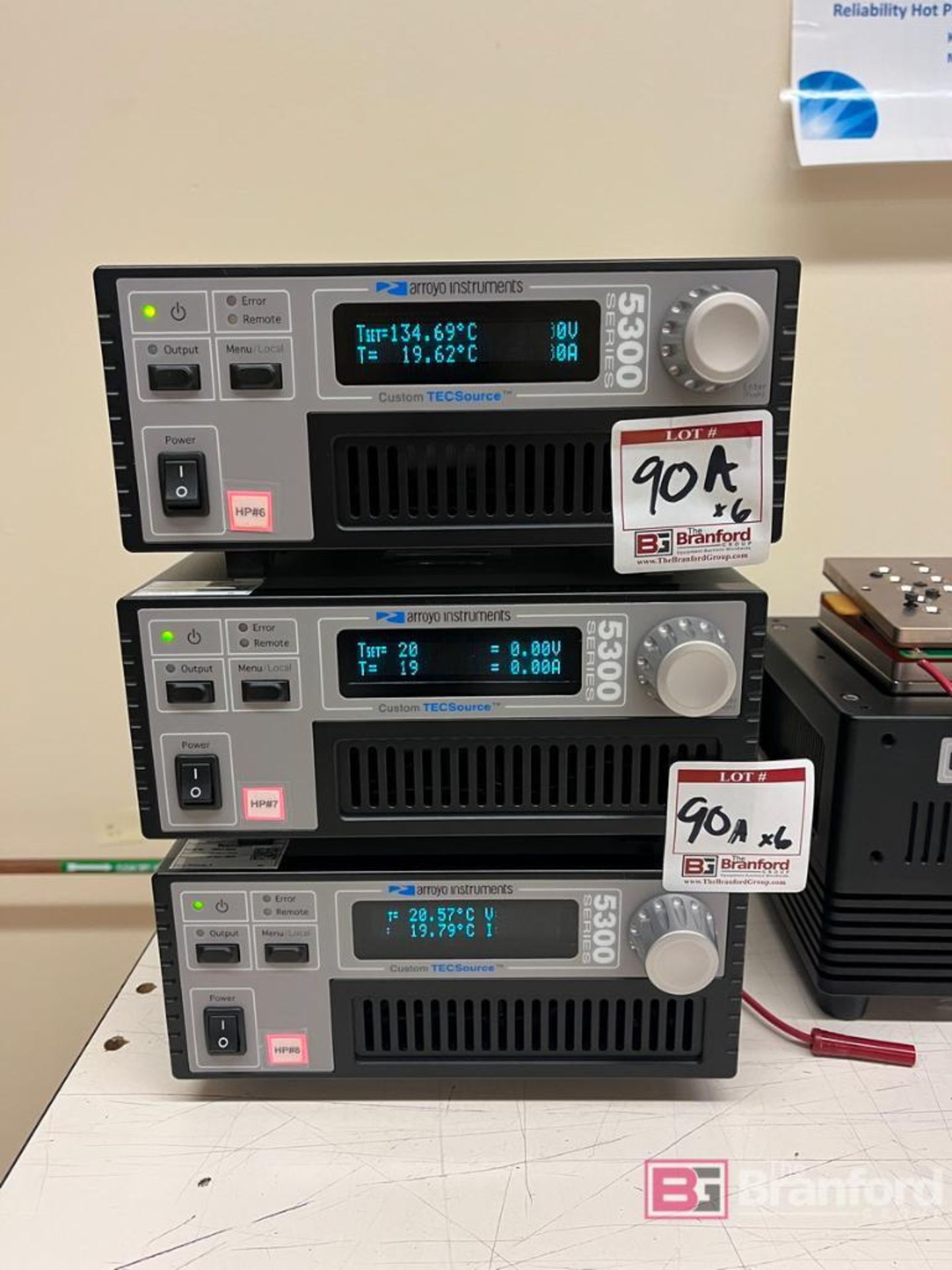 Tec Source (3) Arroyo Instruments Series 5300 Custom Tec Source Temperature ...