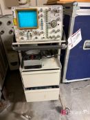 HP 1725A Oscilloscope. Storage Rack and Contents Included