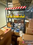 Metal Rack/Metal Storage Cabinet/Uline Rack w/ Spare Parts Contents