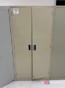 Metal Storage Cabinet w/ Contents