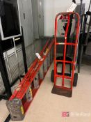 (1) 8' High Ladder. (1) Dolly