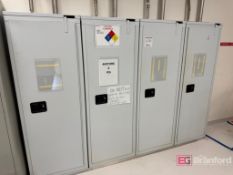 Lot (4) Securall Flammable Storage Cabinets