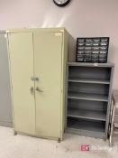 Industrial Metal Storage Cabinet w/ Contents