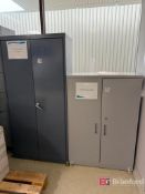 Lot (2) Metal Storage Cabinets w/ Contents