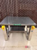 Lot (2) Stainless Steel Worktables