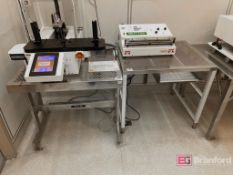 Lot (7) Stainless Steel Cleanroom Work Tables