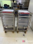 Lot (2) Push Carts on Casters