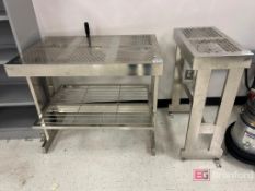 Lot consisting of (3) NTA Ultraclean Stainless Steel Work Tables