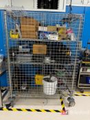 Metro Stainless Steel Storage Cage on Casters w/ Contents