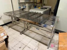 Lot (3) NTA Ultra Clean Stainless Steel Work Tables