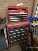Sears Craftsman Tool Box on Casters; w/ Contents