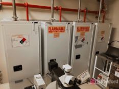 Lot (4) SecurAll Flammable Storage Cabinets; 64