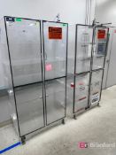 Lot (2) Microtech Desiccant Storage Cabinets