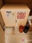 Justrite Flammable Storage Cabinet; 22-Gallon Capacity