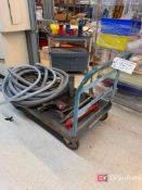 Metal Push Cart w/ Contents