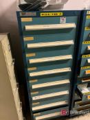 Stanley Vidmar 8 Drawer Storage Cabinet w/ Contents