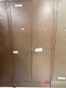 Metal Storage Cabinet w/ Contents