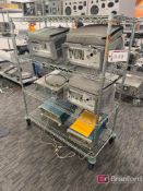 (5) 5' Long Gunlocke Tables on Casters