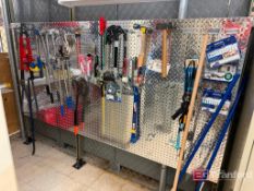 Stainless Steel Diamond Plated Wall Rack w/ Contents