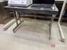 Lot (2) NTA Ultraclean Stainless Steel Work Tables