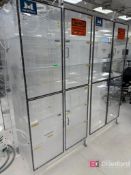 Lot (4) Microtech Desiccant Storage Cabinets