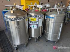 (8) Stainless Steel 230L Nitrogen Holding Tanks