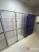 Lot (2) Microtech Desiccant Storage Cabinets w/ 4 Doors