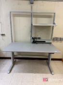 Lot (2) Industrial Workbenches; Electric Adjustable Height