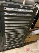 Stanley Vidmar 15 Drawer Storage Cabinet w/ Contents
