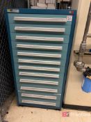 Stanley Vidmar 12 Drawer Storage Cabinet w/ Contents