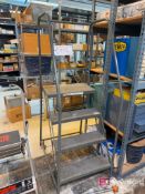 Lot consisting of (1) Little Giant Folding Ladder, (1) 4-Step Shop Ladder